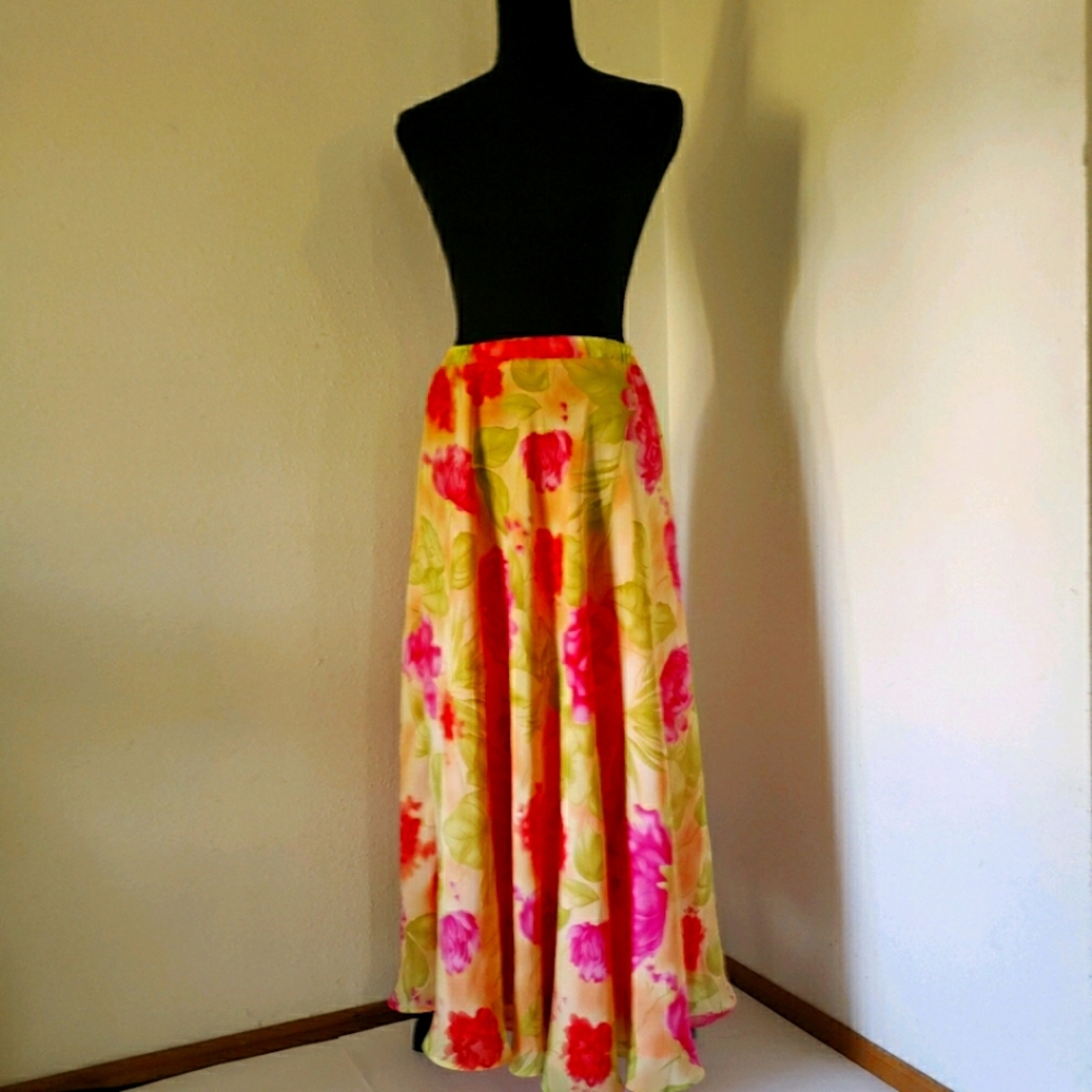 Floral Coldwater Creek skirt